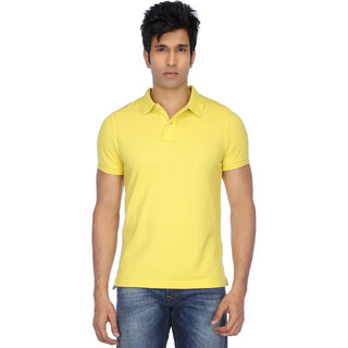 KETEX designs Yellow Polo T Shirt