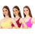 Hothy  Yellow Maroon  Pink Sports Air Bra ( Pack Of 3)