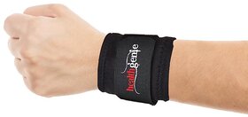 Healthgenie Wrist Support, One Size Adjustable (Black) / 1 Piece