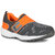 Smartwood Light Gray Orange Slip On Training Sport Shoes