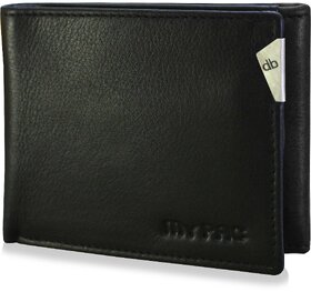 mypac-cruise Genuine Leather trifold wallet-Best gift for men-Black  C11578-1