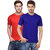 K-TEX Round Neck Classic TShirts Pack Of 2