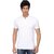 Ketex Men White Polo T-Shirt (Poly Cotton)