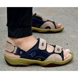 Drake Men's Brown Outdoor Velcro Sandal