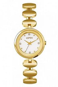 Aspen Core Classic Women White Stainless Steel Watch