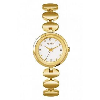 Aspen Core Classic Women White Stainless Steel Watch