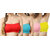 Hothy Non-Padded Strapless Tube Bra (Red,Cyan,Pink,Mustard)