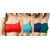 Hothy Non-Padded Strapless Tube Bra (Red,Cyan,Navy,Green)