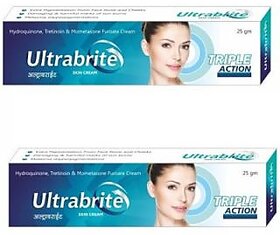 Ultrabrite Triple Action Skin Whitening Cream(set of 2 pcs. )