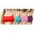 Hothy Non-Padded Strapless Tube Bra (Red,Cyan,Coral,Maroon)