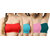 Hothy Non-Padded Strapless Tube Bra (Red,Cyan,Coral,Green)