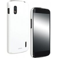 Ultra thin Hard Back Case Cover Pouch for LG Nexus 4- white