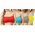 Hothy Non-Padded Strapless Tube Bra (Red,Cyan,Beige,Mustard)