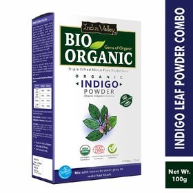 Indus Valley Bio Organic Indigo Powder 100 G