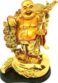 KESAR ZEMS Feng Shui Laughing Buddha with All Symbols