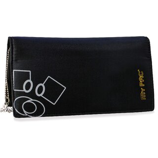 my pac Mia hand clutch purse for girls black  C11575-1