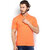 Square Feet Orange Polo Tshirt