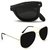 Combo Of Folding Aviator Wayfarer Sunglasses Uv Protection Full Rim Non-me 