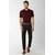 culture black stright Fit  Formal Trousers For Men