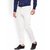 culture white Nerow Fit  Formal Trousers For Men