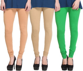 Hothy Smart  Smooth Leggings-(Beige,Tan,Green)