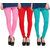Hothy Fit For Everyday Leggings-(Light Green,Red,Pink)