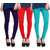 Hothy Fit For Everyday Leggings-(Light Green,Red,Purple)