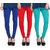 Hothy Fit For Everyday Leggings-(Light Green,Red,Blue)