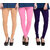 Hothy Cotton Stretch Churidar Leggings-(Beige,Pink,Purple)