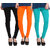 Hothy Fit For Everyday Leggings-(Light Green,Light Orange,Black)