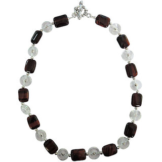                       Pearlz Ocean Red Tiger Eye and Crystal 18