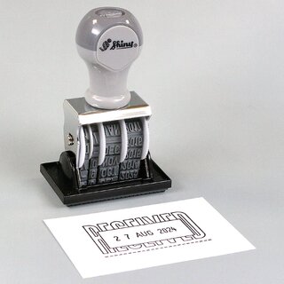 Rubber Stamp RECEIVED with Date Readymade Message Stock stamp Shiny S-69