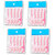 100 pcs High Quality Right Angle Oral Care Dental Floss Toothpick Floss toothpick Set (Pack of 4)