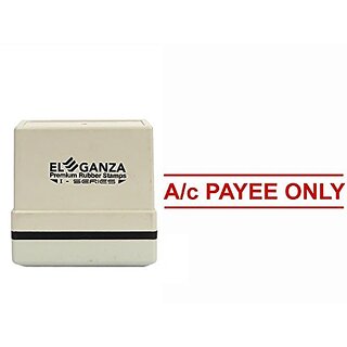 Self Ink Ac PAYEE ONLY Rubber Stamp Size 45x12 mm by ELEGANZA