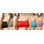 Hothy Women's Red,Beige,Black,Cyan,Peach Tube Bra (Pack Of 5)