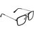 Zyaden Black Rectangular Unisex Eyewear Frame 375