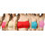 Hothy Girl's Red,Cyan,Tan,Pink,Coral Sports Bra (Pack of 5)