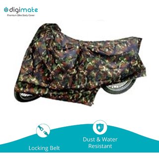 Digimate Dustproof Bike body cover for bike and scooties- Colour Jungle