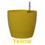 Self watering planter 9'' Yellow color (PACK OF 1)