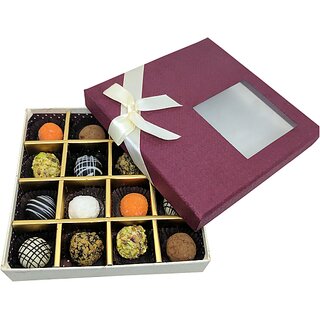 Assorted Truffles Chocolate Gift Box (16 Pcs)