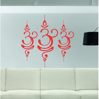                       EJA Art Om Multicolor Removable Decor Mural Wall Stickers Sticker                                              