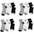 Benjoy Set Of 12 Pairs Pm Logo Sports Ankle Length Cotton Towel Socks