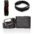 Deal Black wallet belt and led watch combo