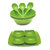 Czar New 3 pc Donga set  4 soup bowl with Tray-Green