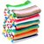 Angel homes SoftStripe Cotton Hand Towels (30X46Cm)-350 Gsm Mix Colors (Set of 5)