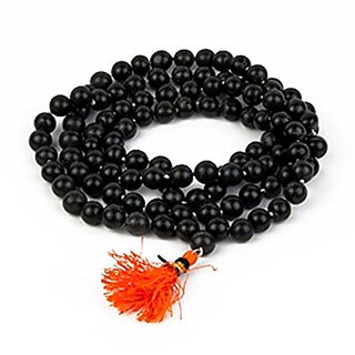                       Yuvi Shoppe Black Agate (Hakik) Mala                                              