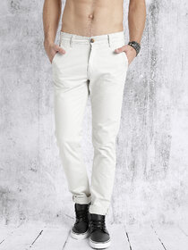 CULTURE (P.J.C.) white POLO CUT Trousers For Men