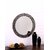 Hosley Decorative Metal Studded Round Wall Mirror