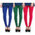 Hothy Multicolor Lycra Legings (Pack of 3)