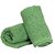 BLUE HEAVEN EXPORTS 100 Cotton 2 Piece Hand Towel Set, 525 GSM (Lime Green)